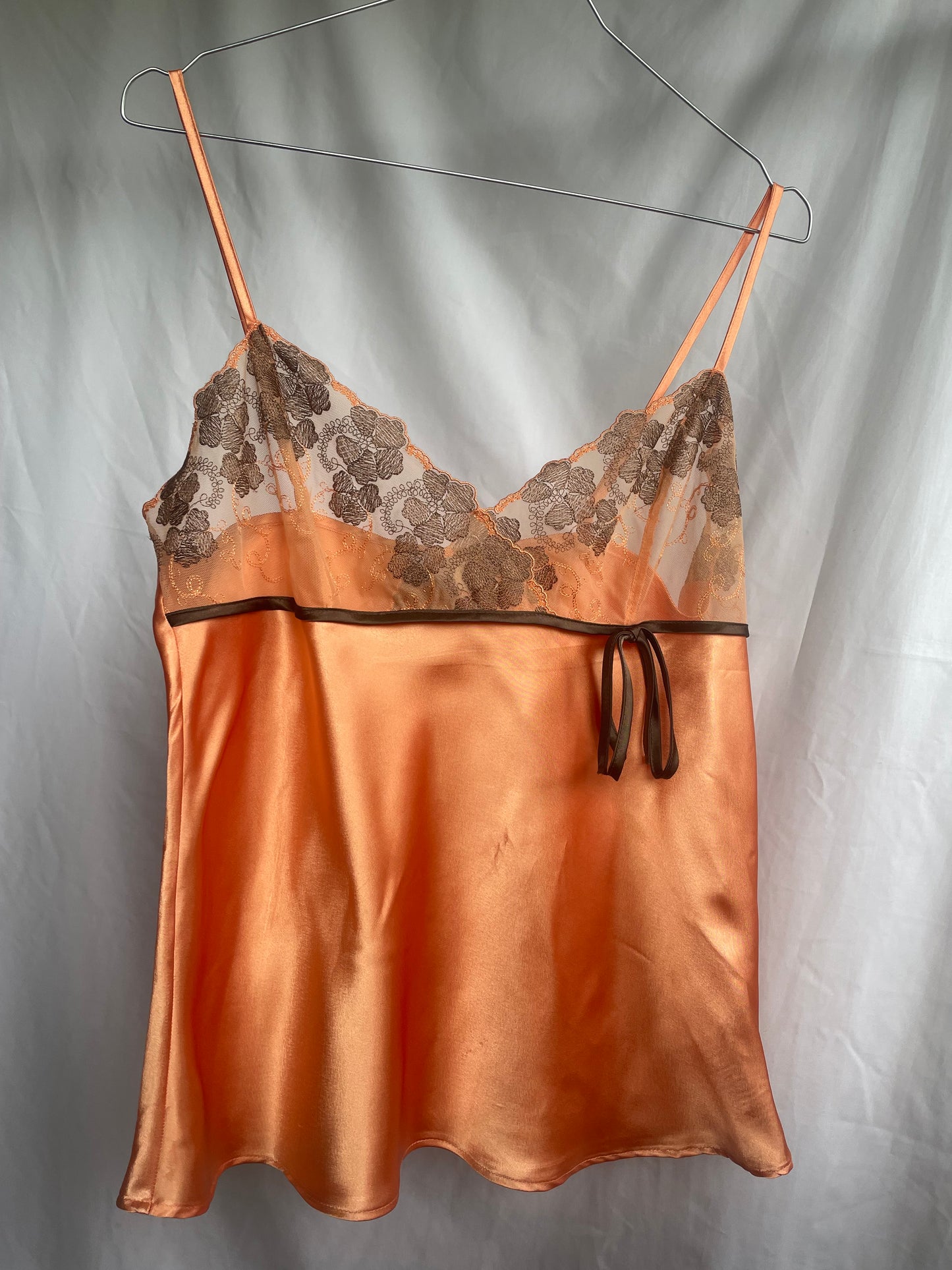 Oransje vintage topp