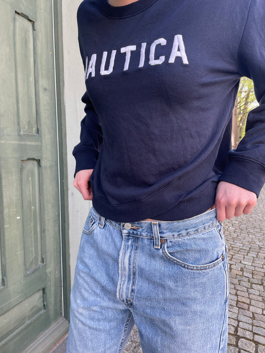 Blå Nautica Printed sweatshirt