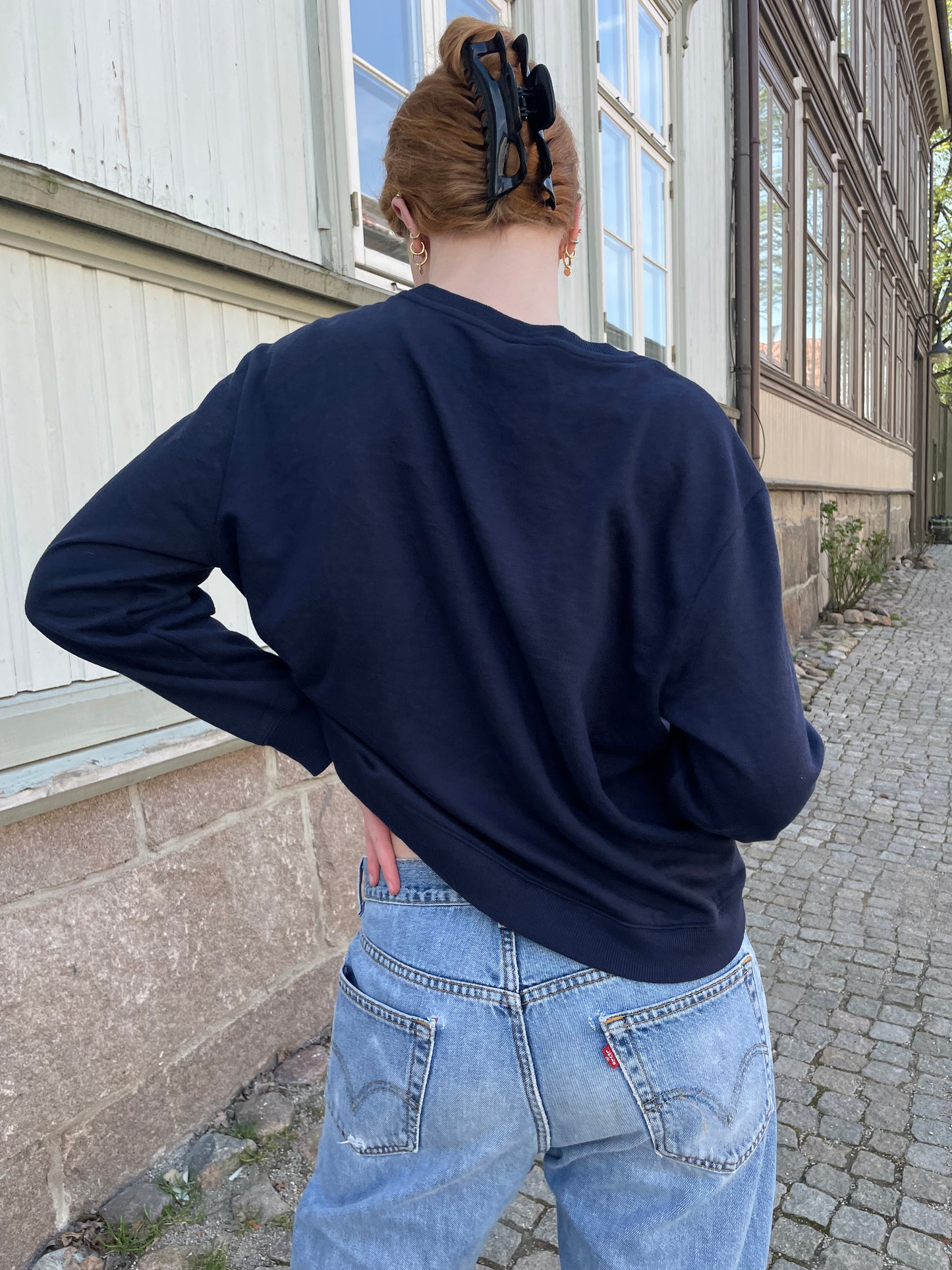 Blå Nautica Printed sweatshirt