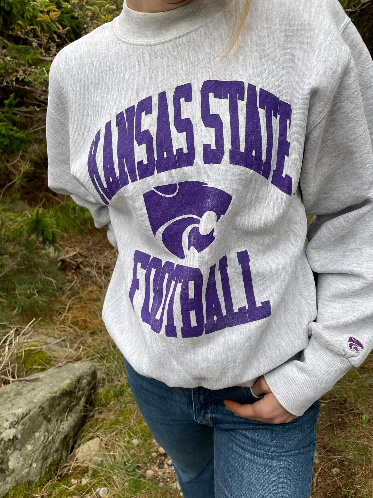 USA printed college sweatshirt